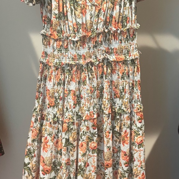 Doen Floral Smocked Midi Dress - Picture 7 of 8